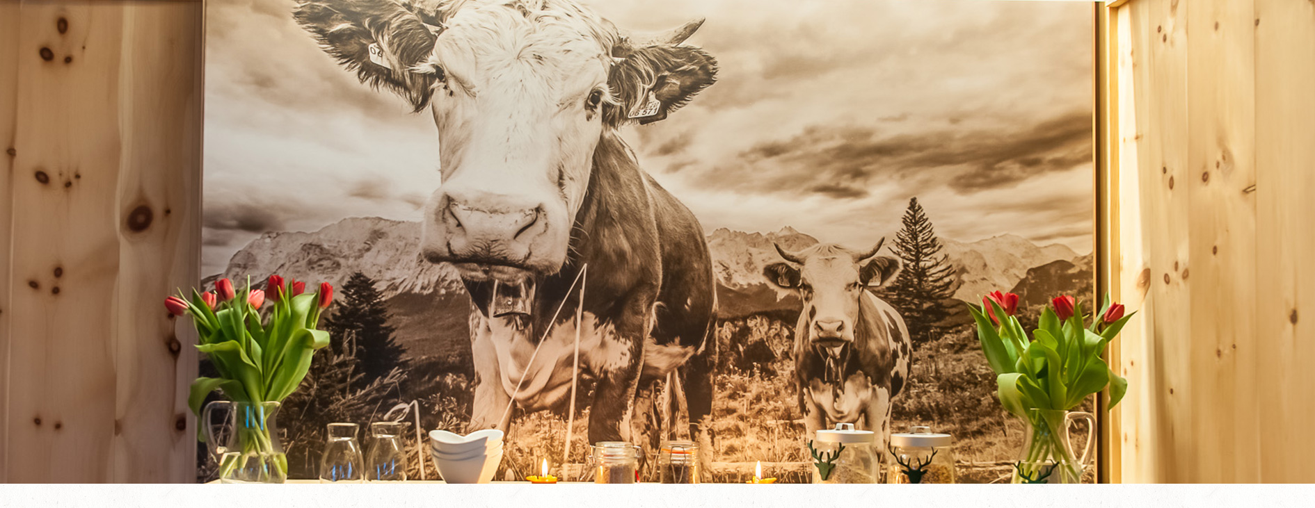 Gästezimmer - Urlaub in Bayern - Alpenwelt Karwendel - Gästehaus Alpengruß